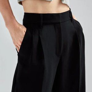Wilfred effortless pant High-waisted, wide-leg pants sz 0 and 2 in black